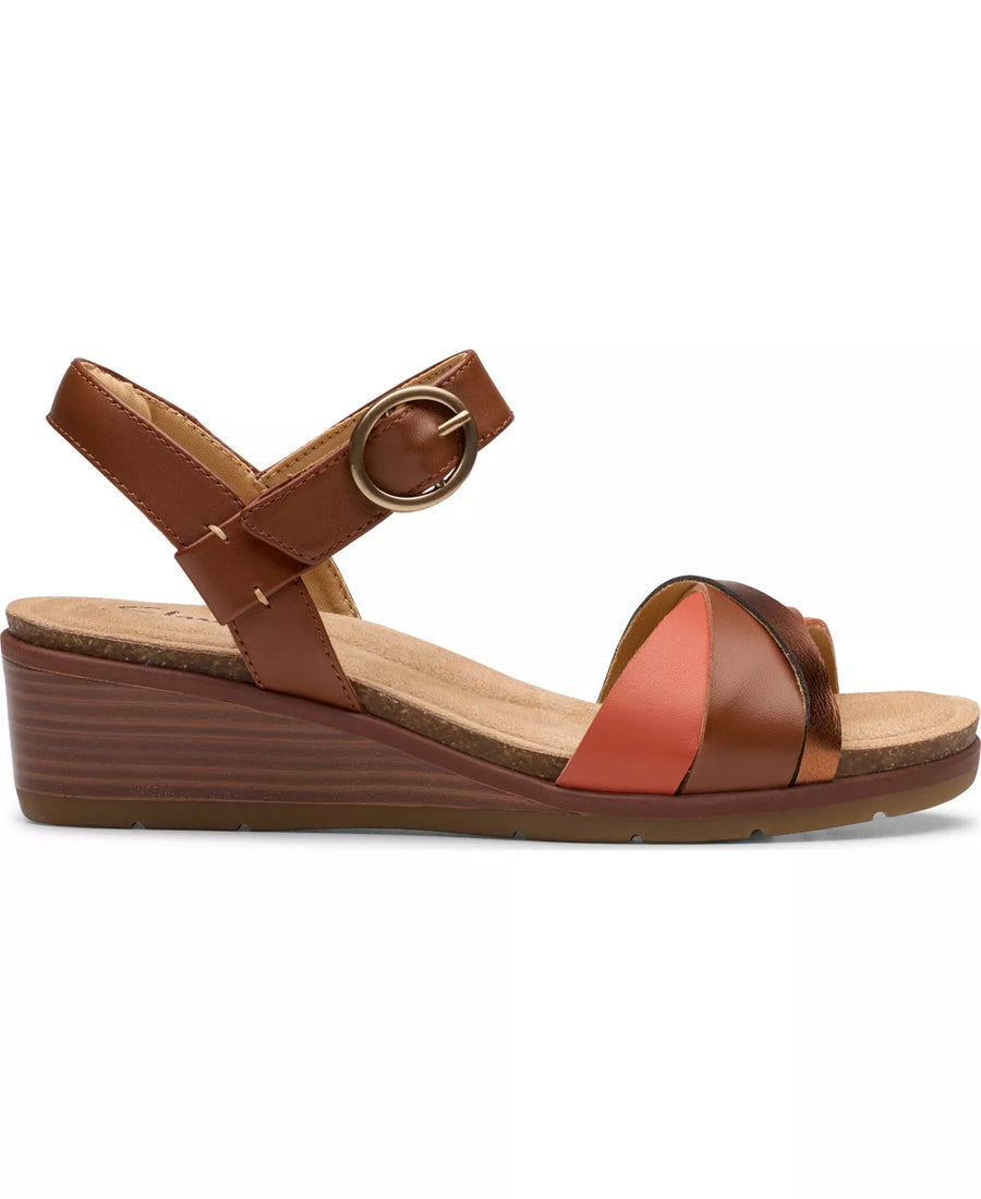 Clarks Women's Kacha Twist Round Toe Sandals