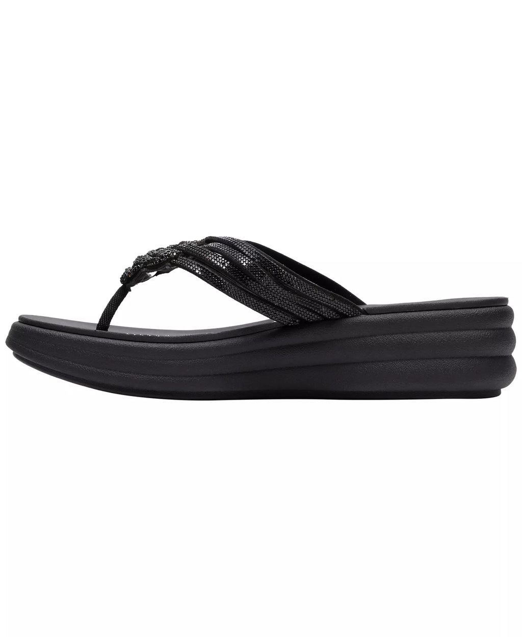 Clarks Women's Cloudsteppers Drift Gem Round Toe Sandals