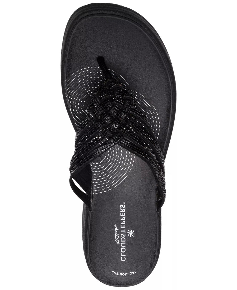 Clarks Women's Cloudsteppers Drift Gem Round Toe Sandals