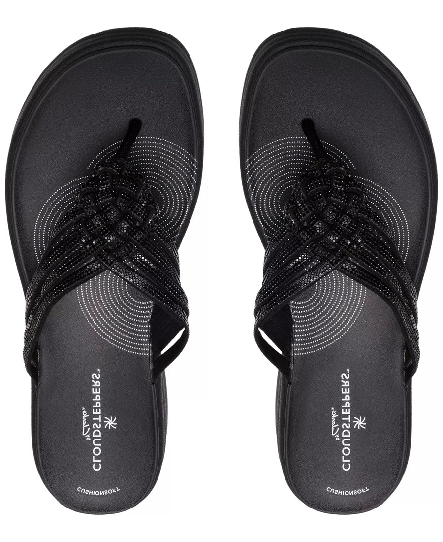 Clarks Women's Cloudsteppers Drift Gem Round Toe Sandals