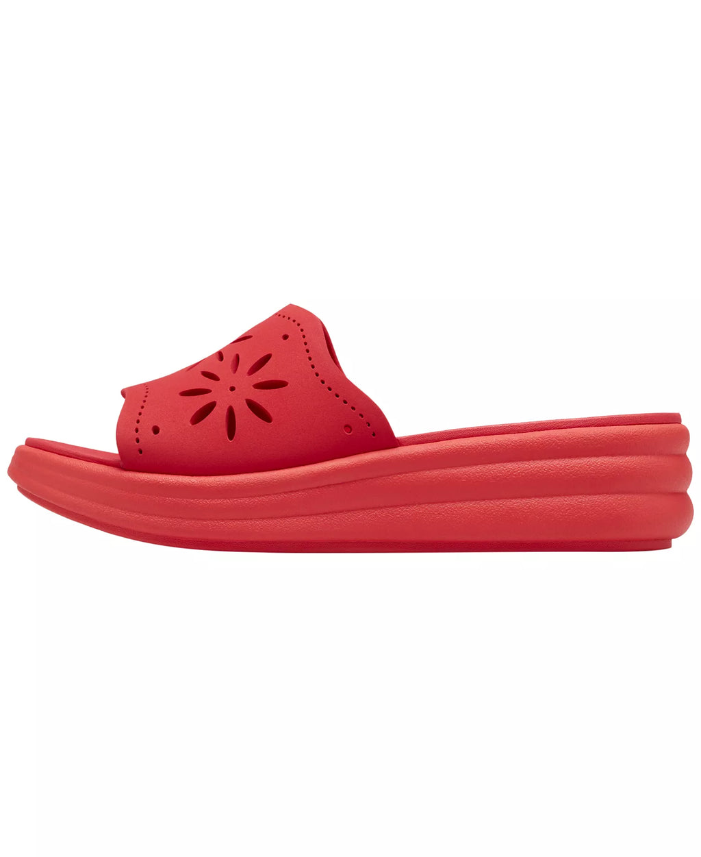 Clarks Women's Drift Floral Slip-On Wedge Sandals