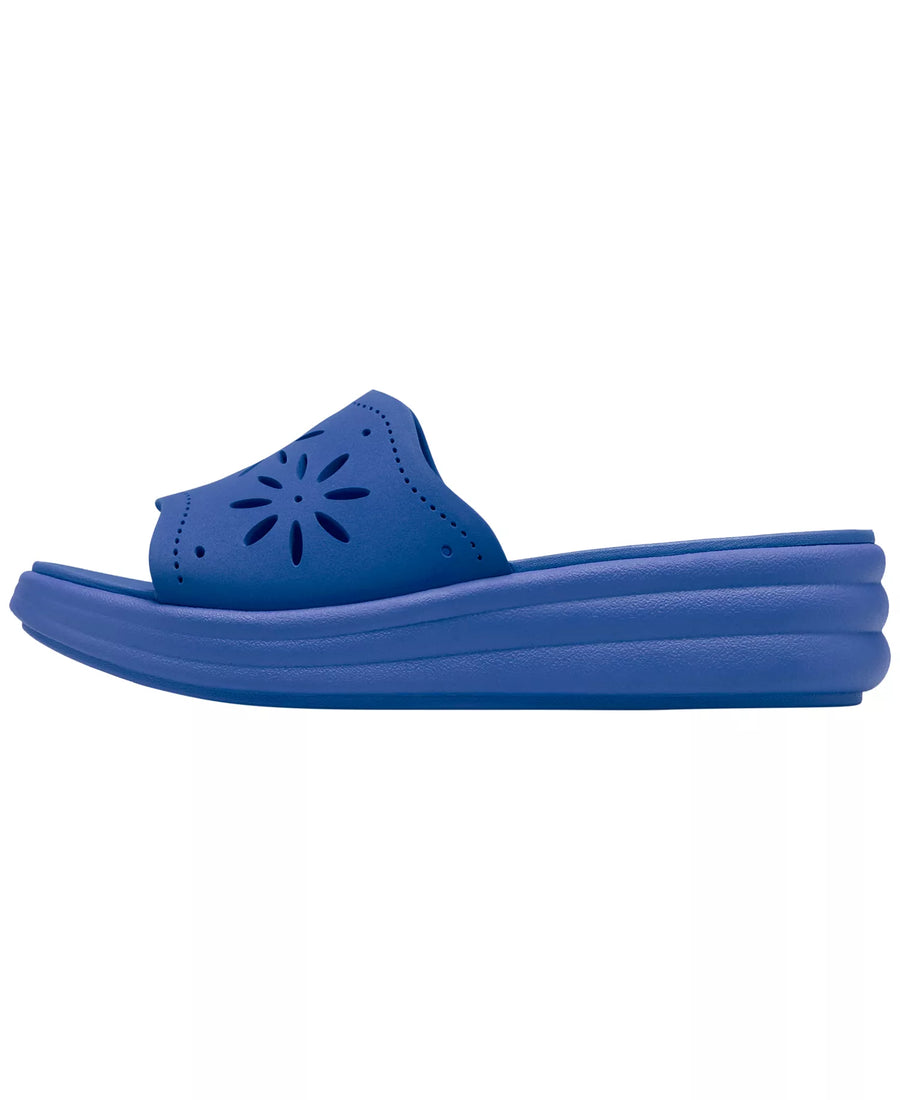 Clarks Women's Drift Floral Slip-On Wedge Sandals