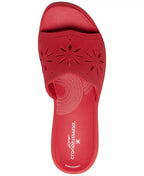 Clarks Women's Drift Floral Slip-On Wedge Sandals