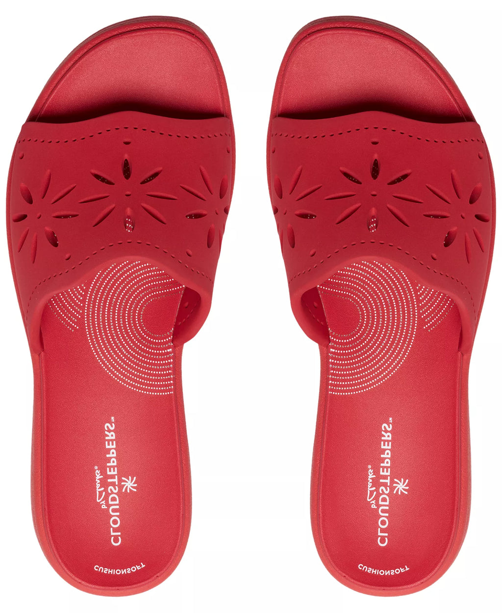 Clarks Women's Drift Floral Slip-On Wedge Sandals