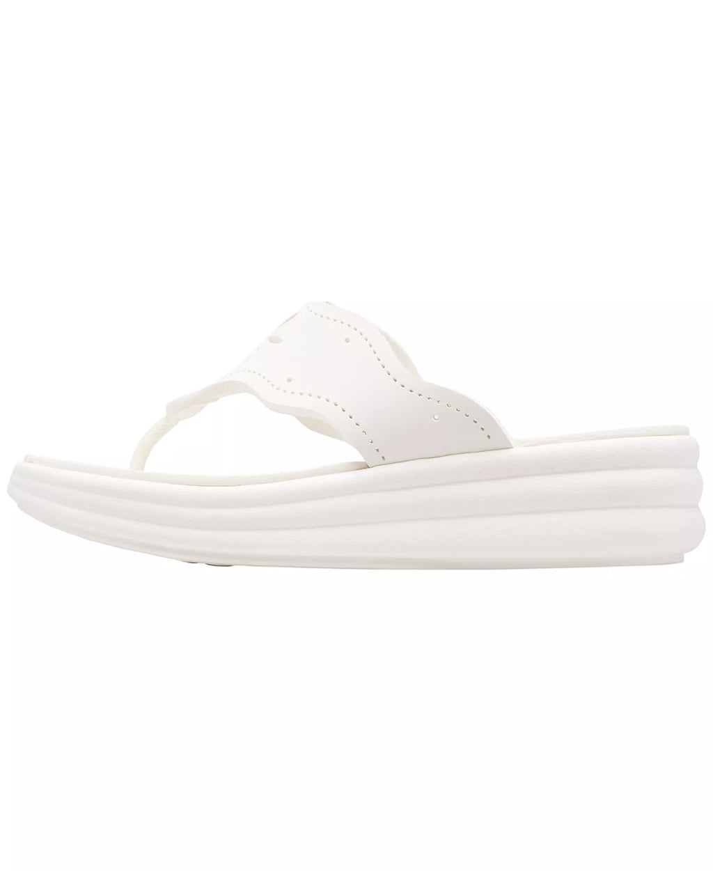 Clarks Women's Cloudsteppers Drift Daisy Slip-On Sandals