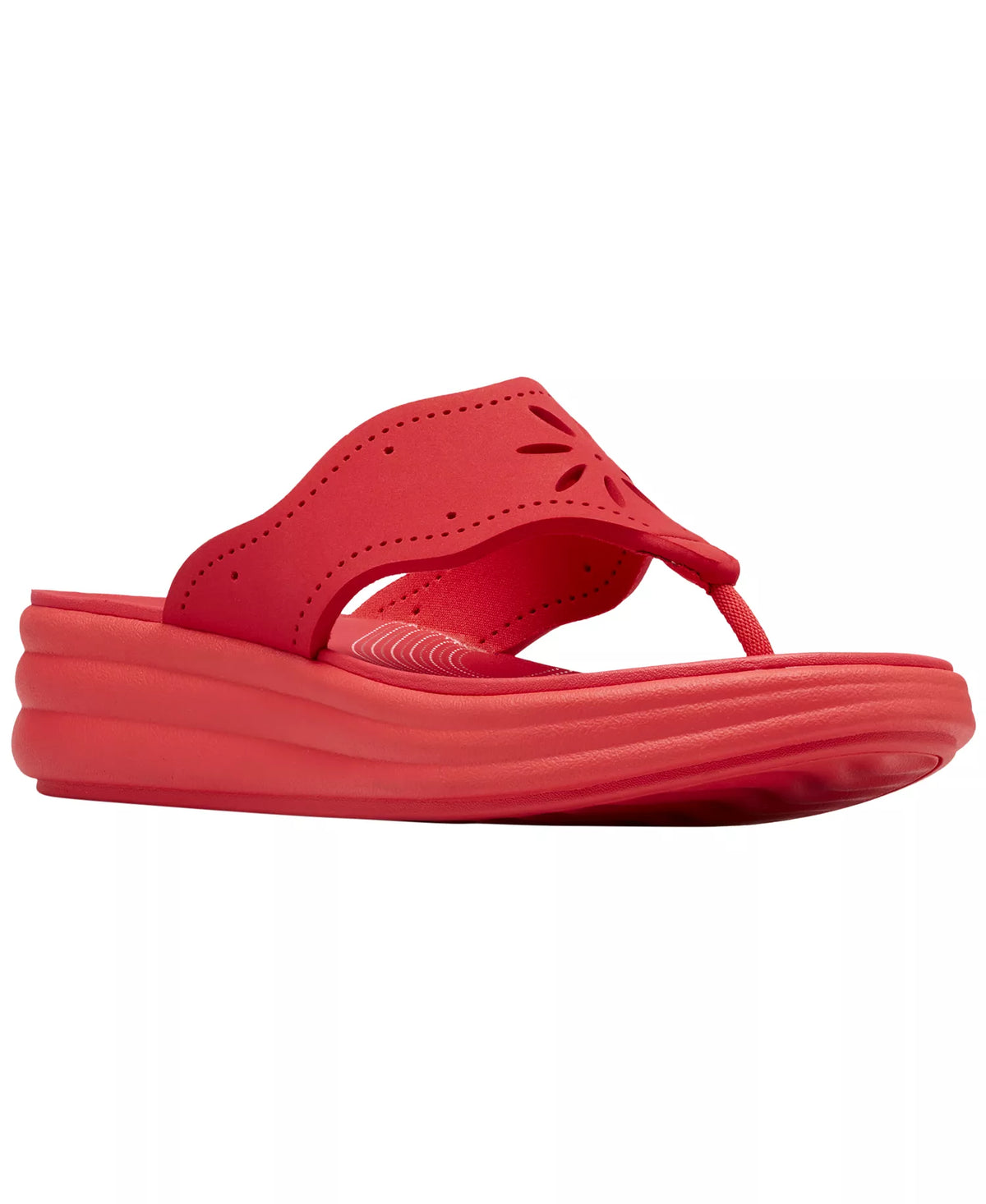 Clarks Women's Cloudsteppers Drift Daisy Slip-On Sandals