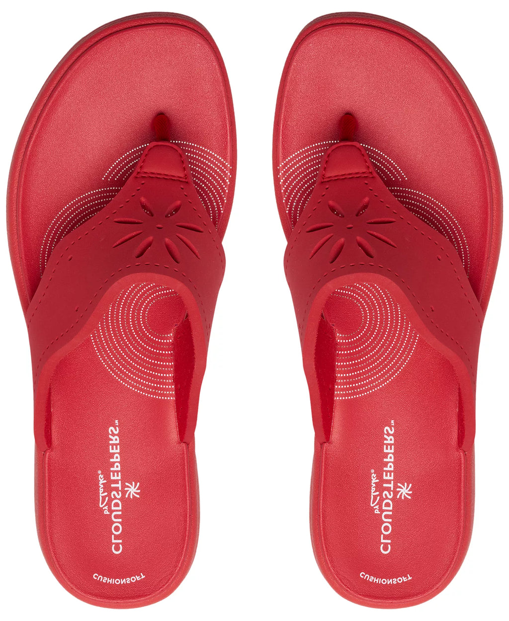Clarks Women's Cloudsteppers Drift Daisy Slip-On Sandals