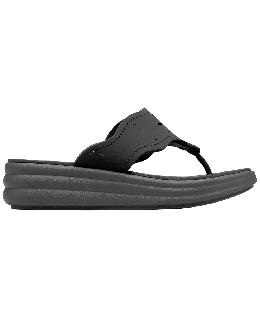 Clarks Women's Cloudsteppers Drift Daisy Slip-On Sandals
