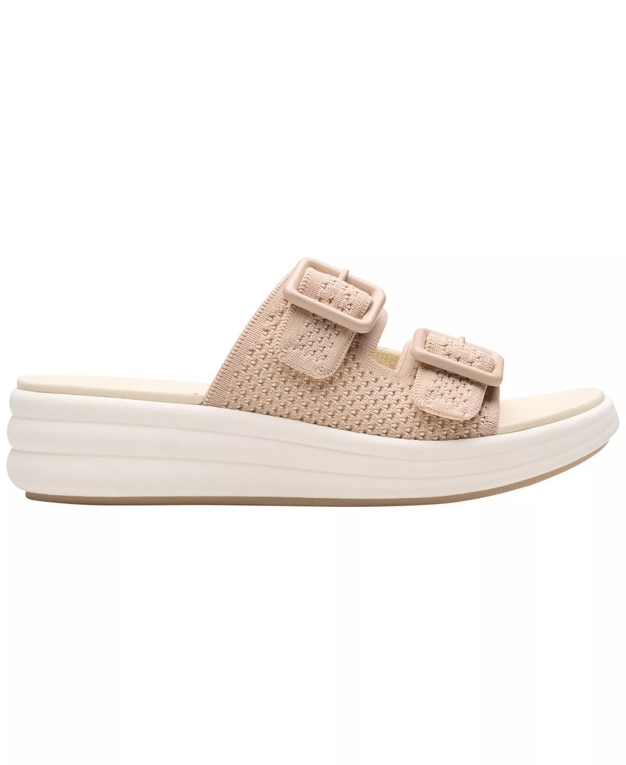 Clarks Women's Drift Faye Round Toe Wedge Sandals