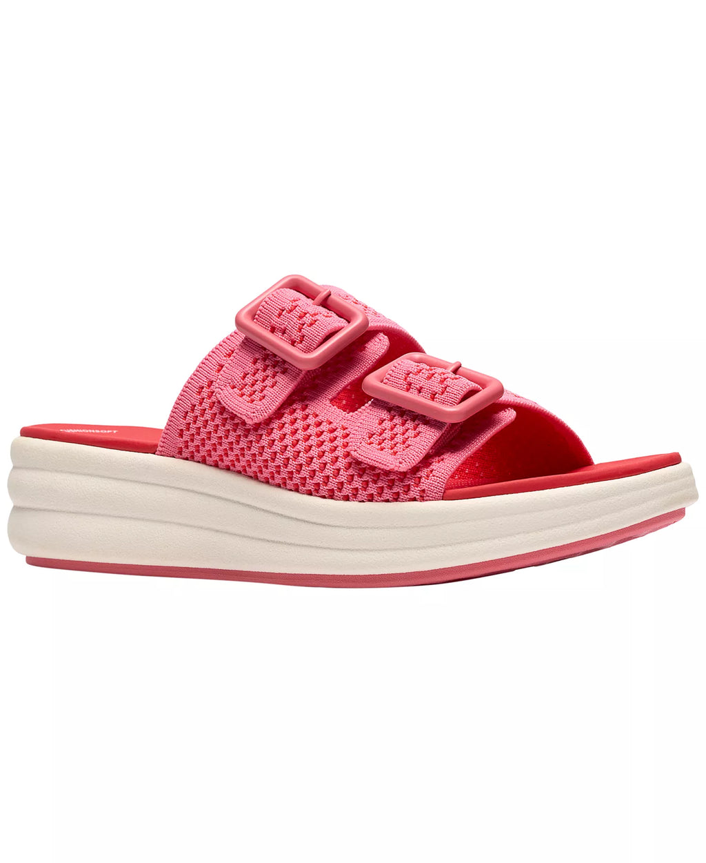 Clarks Women's Drift Faye Round Toe Wedge Sandals