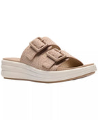 Clarks Women's Drift Faye Round Toe Wedge Sandals