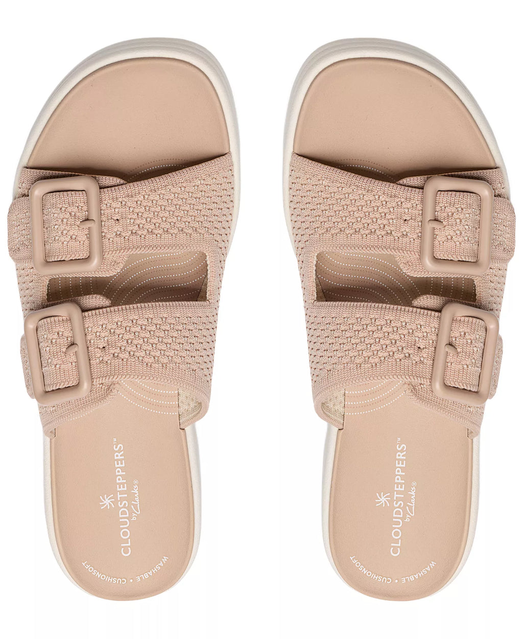 Clarks Women's Drift Faye Round Toe Wedge Sandals