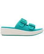 Clarks Women's Drift Faye Round Toe Wedge Sandals