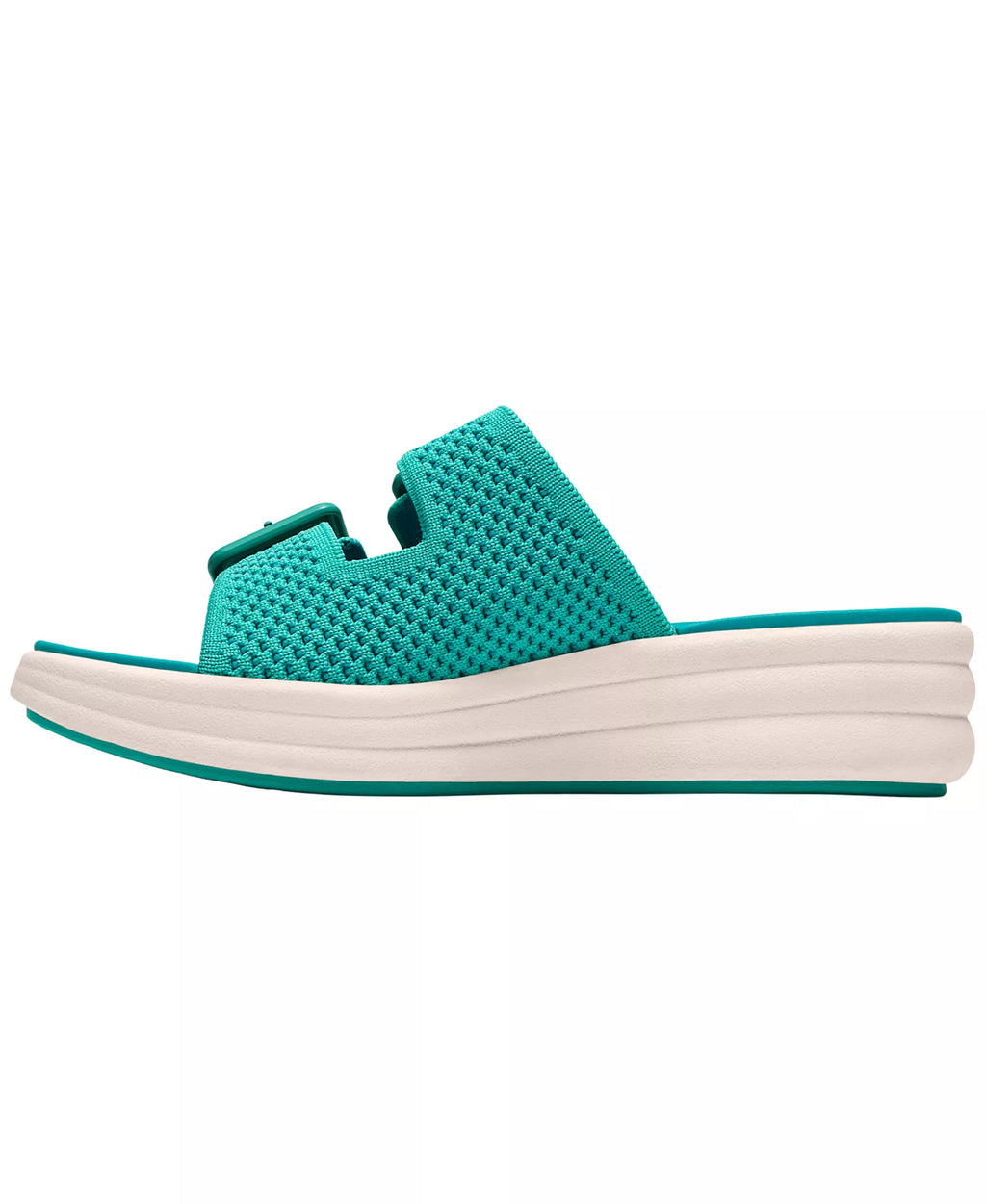 Clarks Women's Drift Faye Round Toe Wedge Sandals