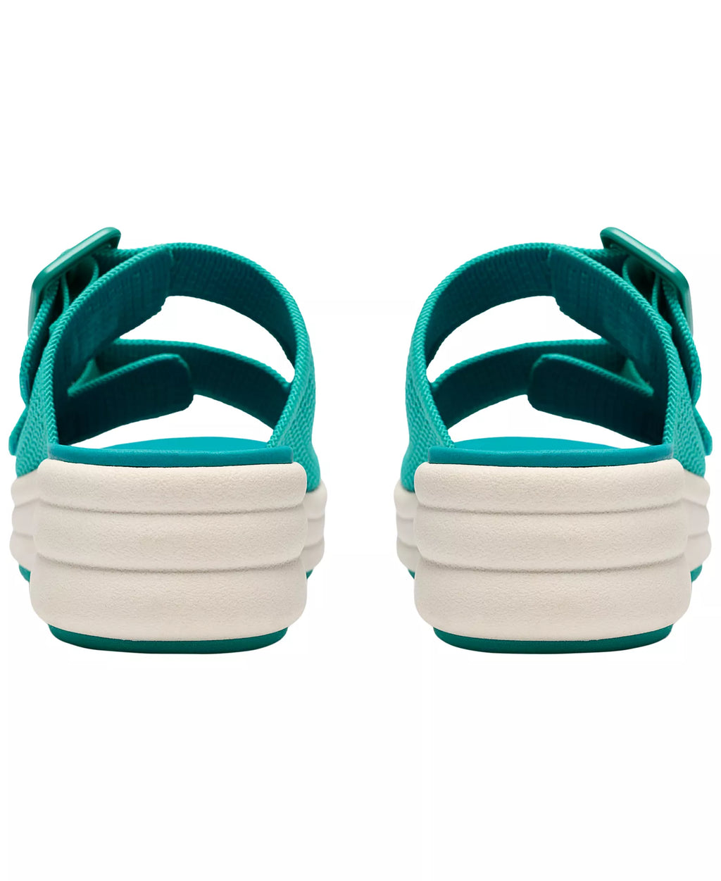 Clarks Women's Drift Faye Round Toe Wedge Sandals