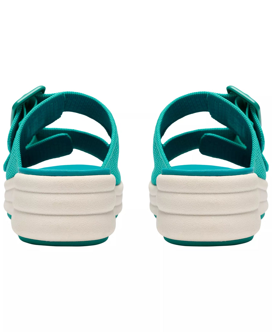 Clarks Women's Drift Faye Round Toe Wedge Sandals
