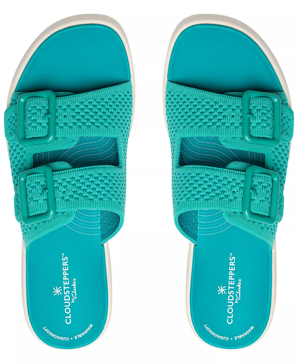 Clarks Women's Drift Faye Round Toe Wedge Sandals