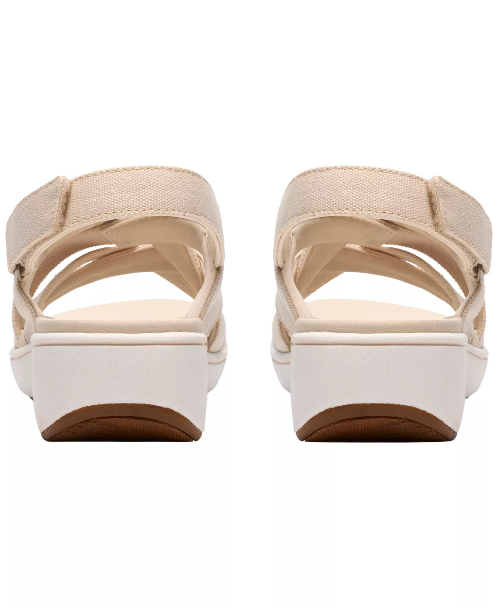 Clarks Women's BreezeRae Ana Open Toe Wedge Sandals
