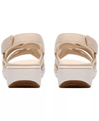 Clarks Women's BreezeRae Ana Open Toe Wedge Sandals