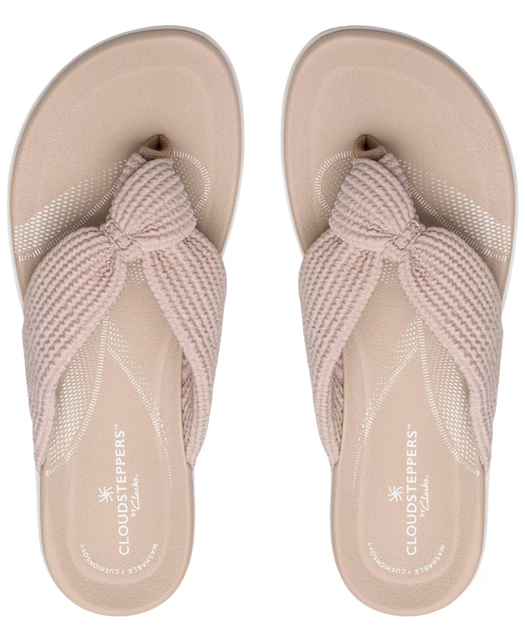Clarks Cloudsteppers Breeze Rae Erin Slip-On Flat Sandals