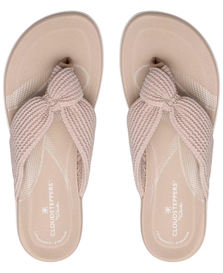 Clarks Cloudsteppers Breeze Rae Erin Slip-On Flat Sandals