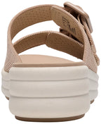 Clarks Women's Drift Faye Round Toe Wedge Sandals