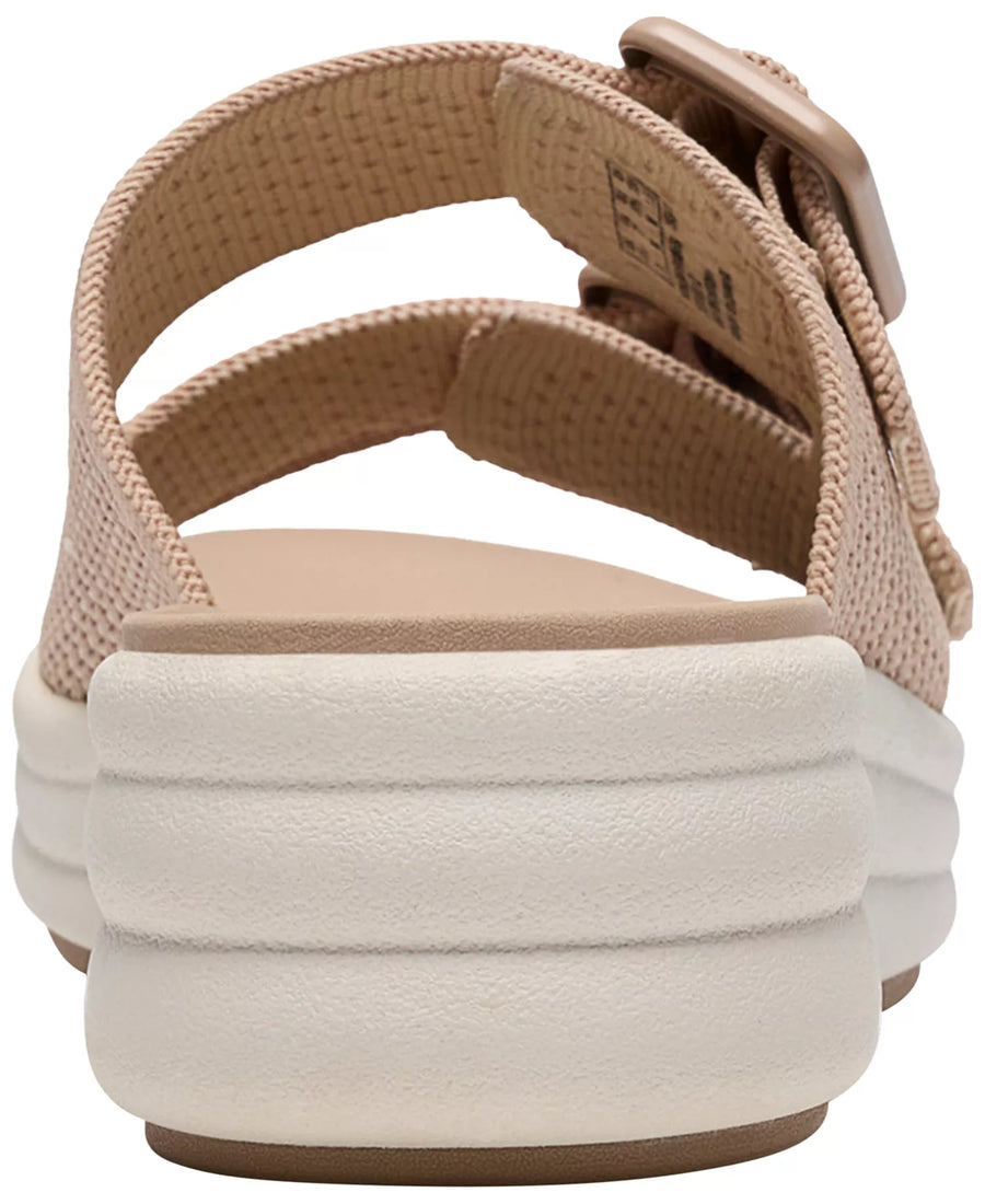 Clarks Women's Drift Faye Round Toe Wedge Sandals