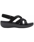 Clarks Women's BreezeRae Ana Open Toe Wedge Sandals