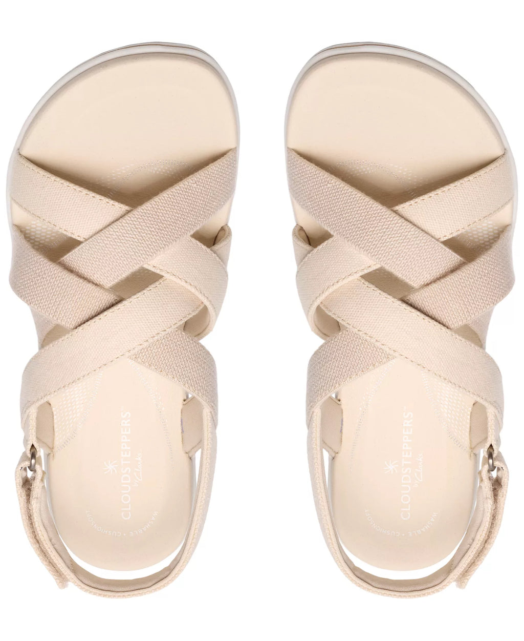 Clarks Women's BreezeRae Ana Open Toe Wedge Sandals
