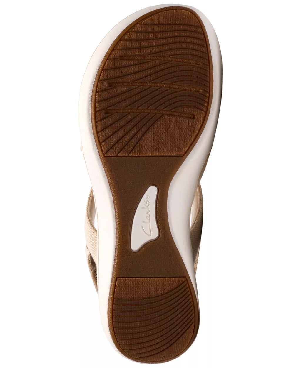 Clarks Women's BreezeRae Ana Open Toe Wedge Sandals