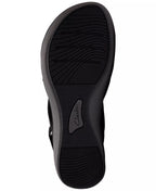 Clarks Women's BreezeRae Ana Open Toe Wedge Sandals