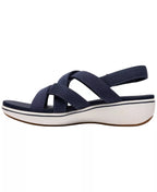 Clarks Women's BreezeRae Ana Open Toe Wedge Sandals