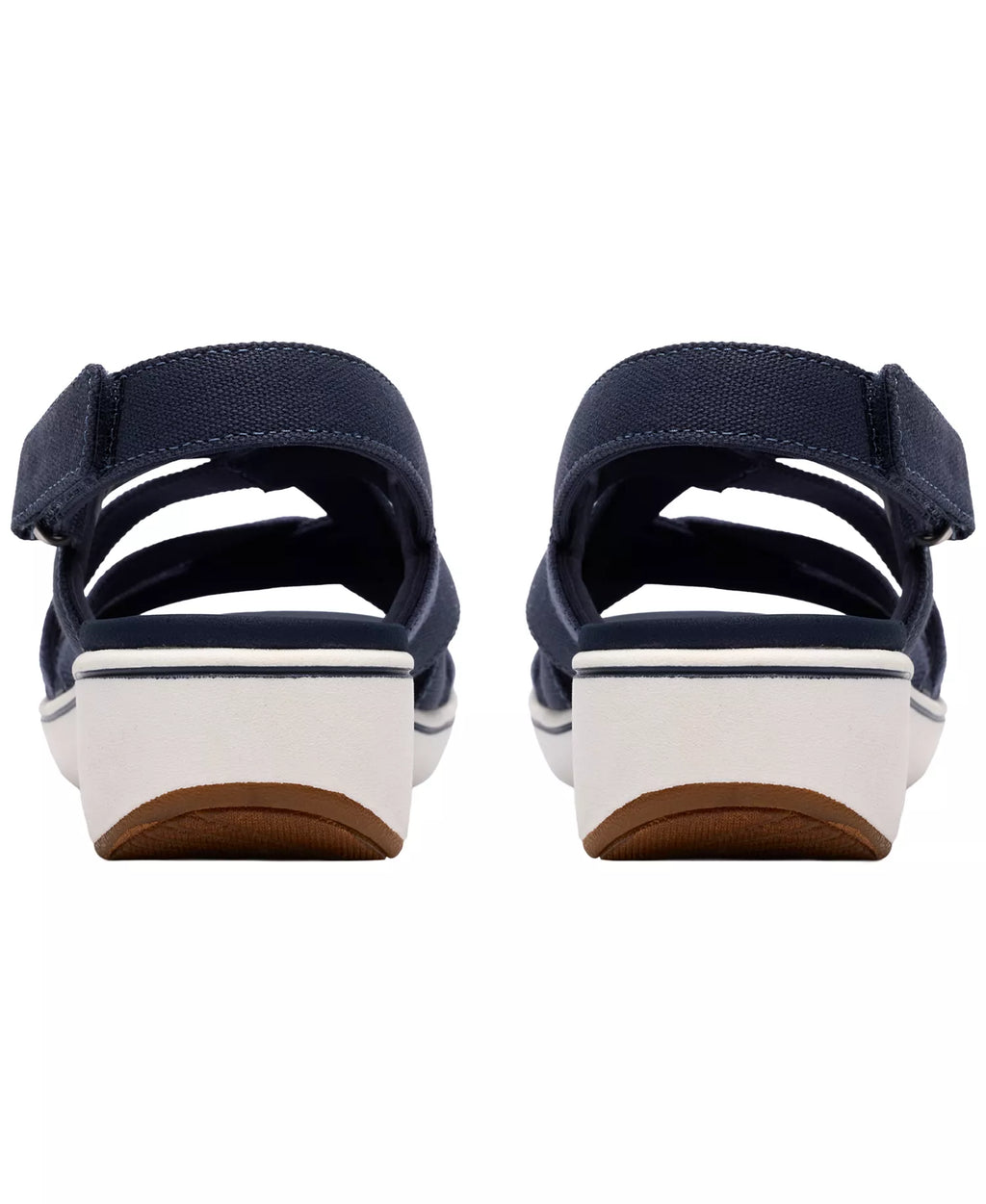 Clarks Women's BreezeRae Ana Open Toe Wedge Sandals