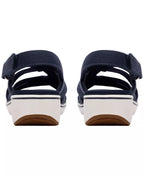 Clarks Women's BreezeRae Ana Open Toe Wedge Sandals