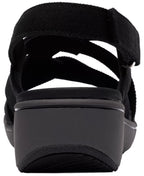 Clarks Women's BreezeRae Ana Open Toe Wedge Sandals