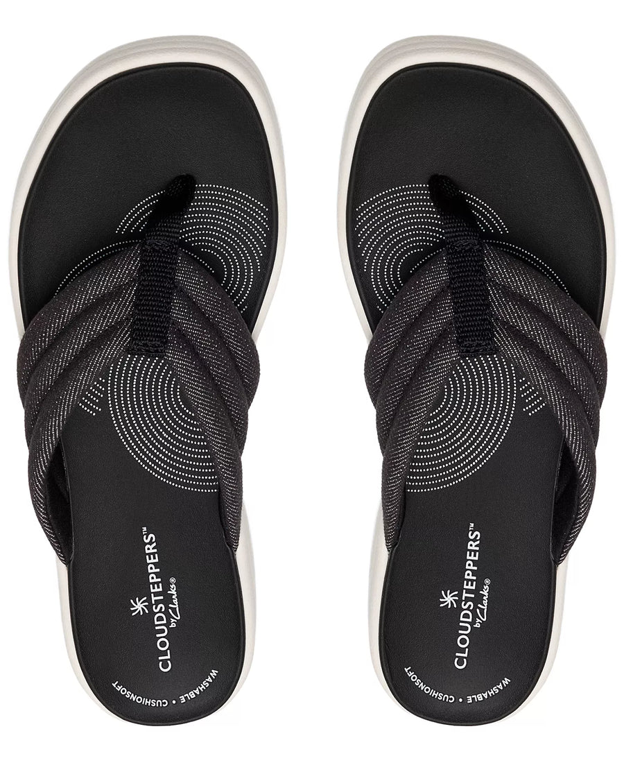 Clarks Women's Cloudsteppers Drift Carmen Slip-On Sandals