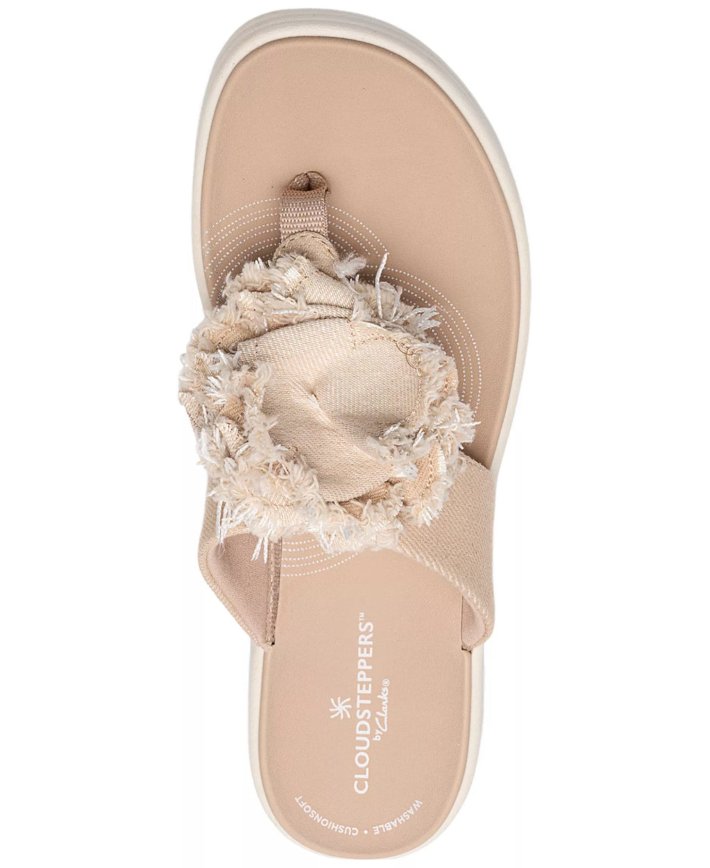 Clarks Women's Cloudsteppers  Drift Rose Round Toe Sandals