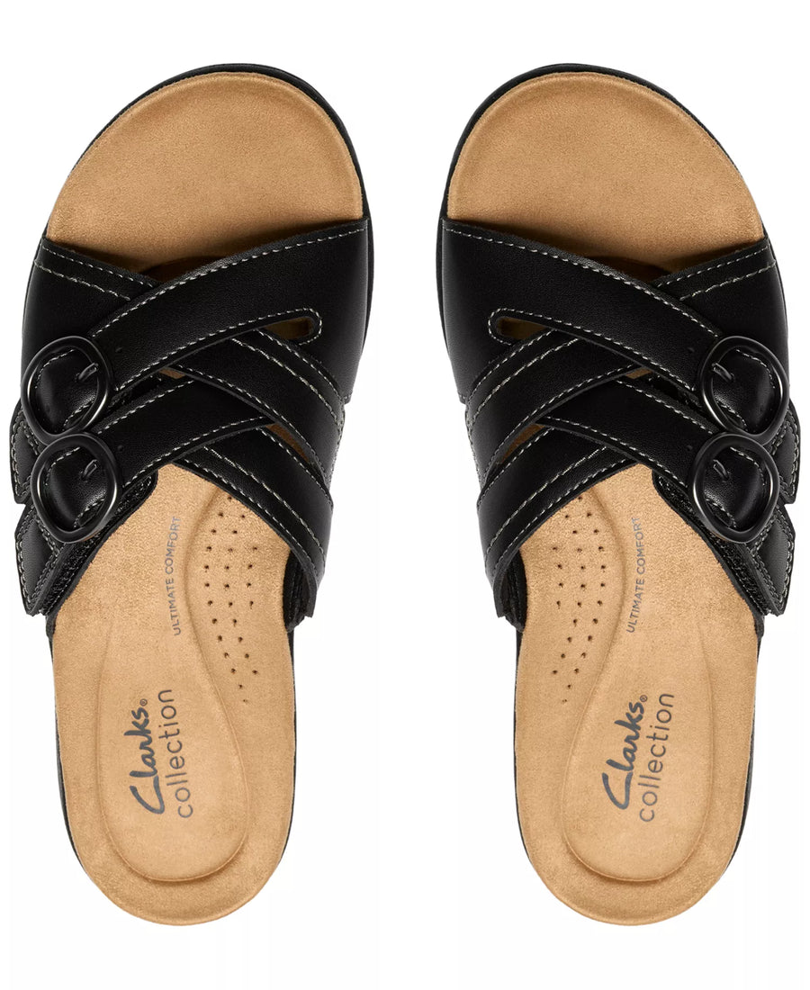Clarks Women's Collection Laurieann Opal Round Toe Sandals