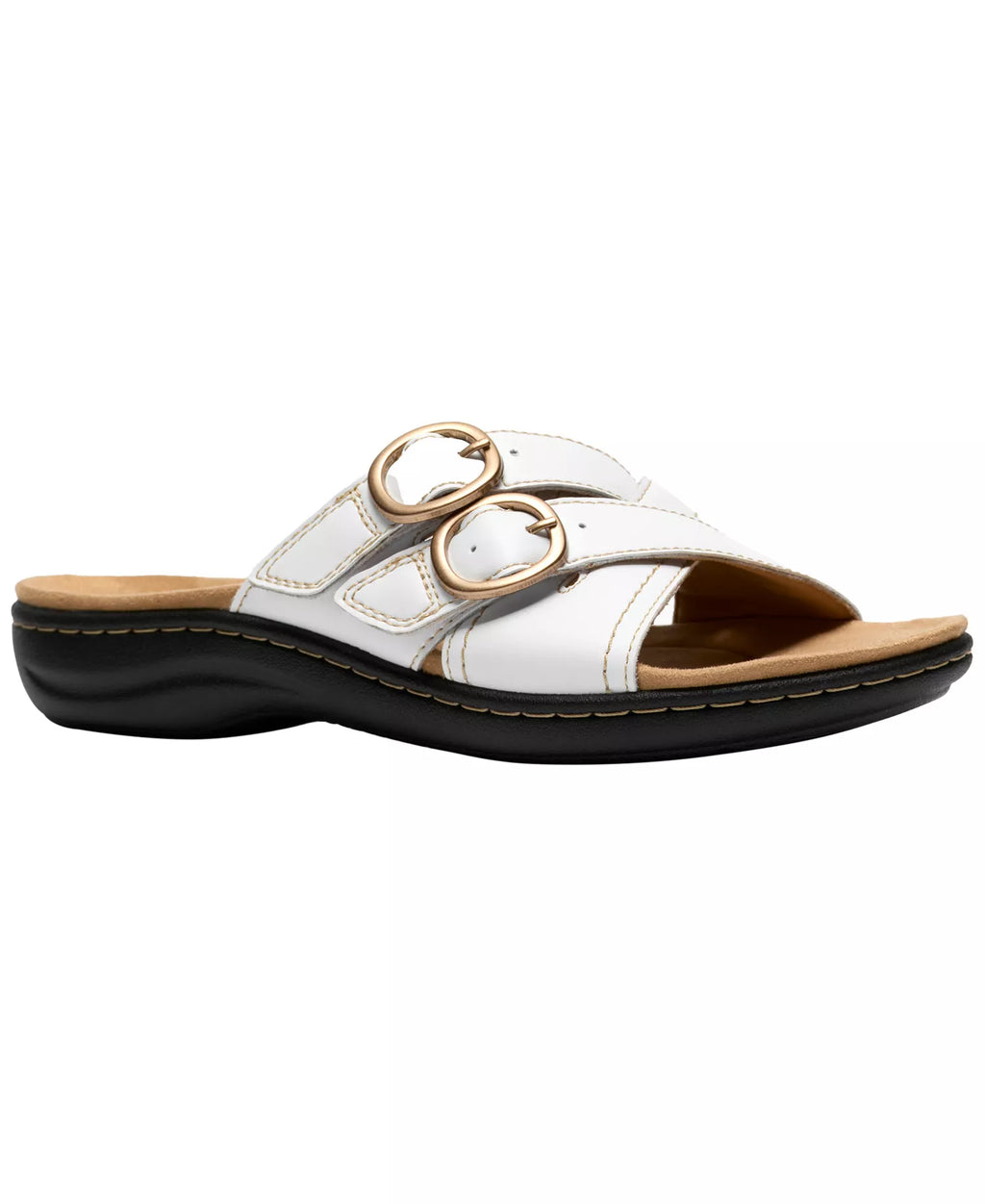 Clarks Women's Collection Laurieann Opal Round Toe Sandals