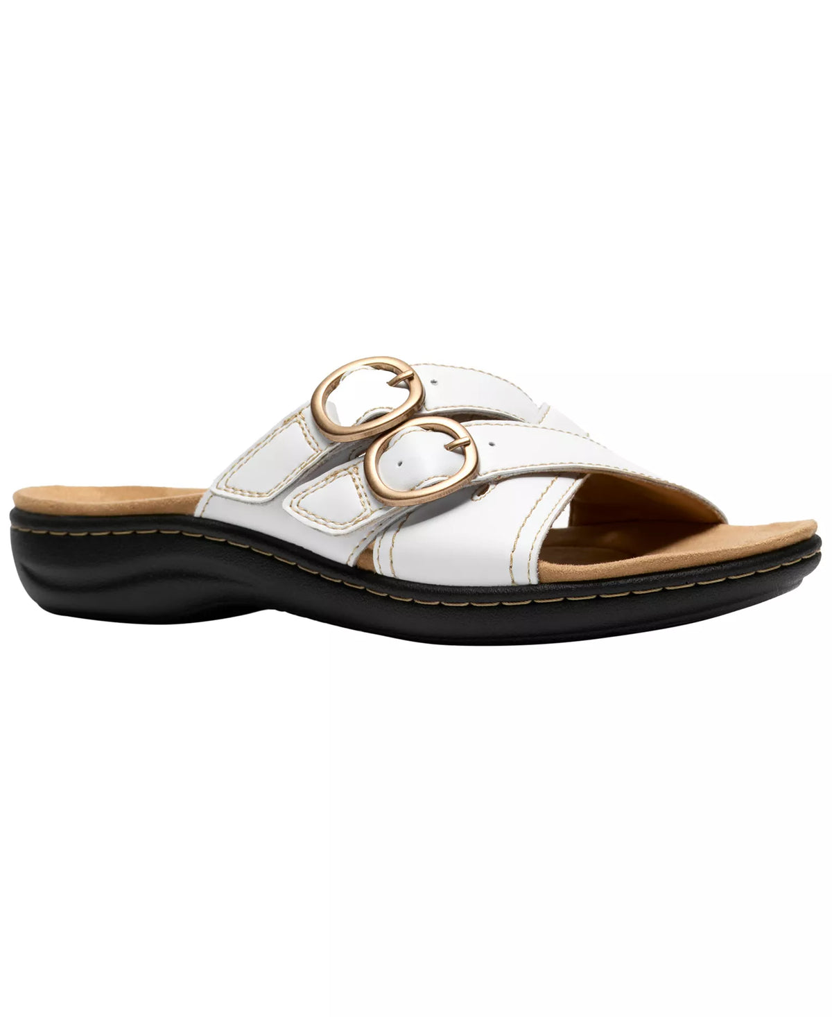 Clarks Women's Collection Laurieann Opal Round Toe Sandals