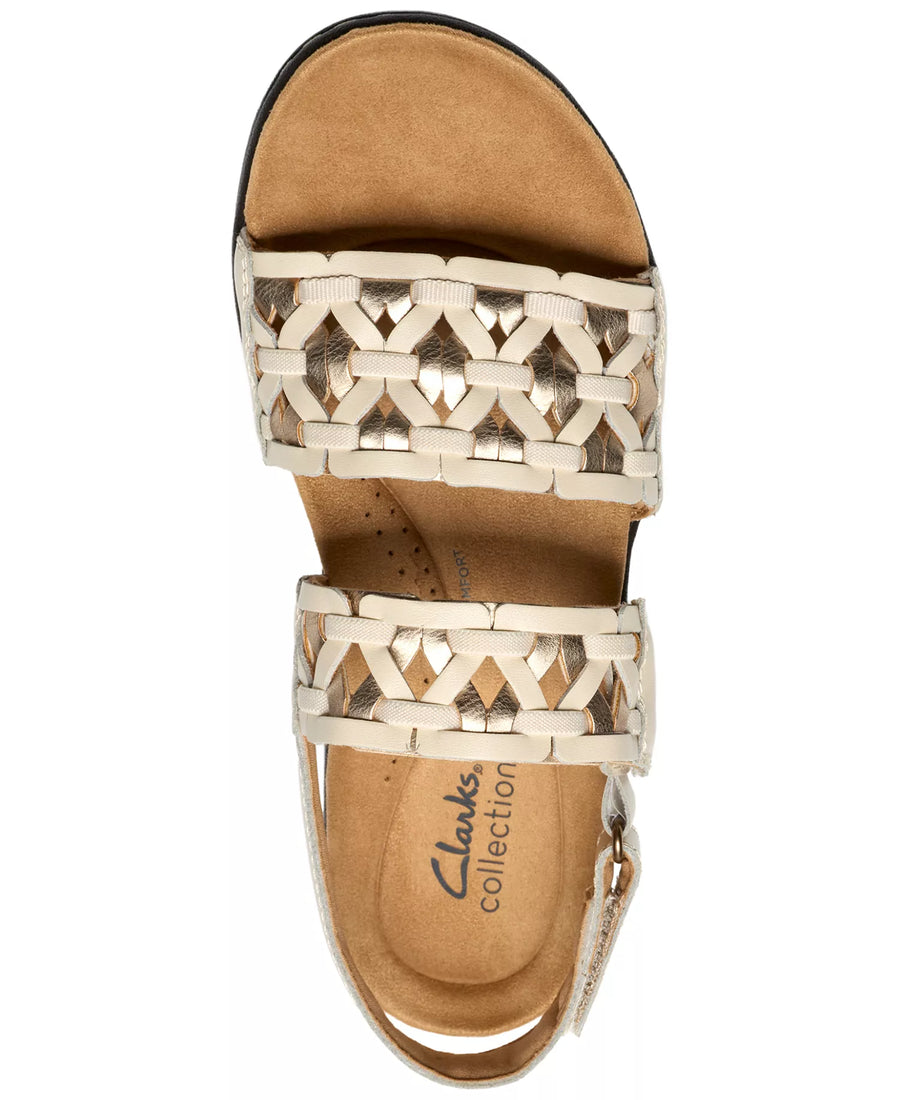 Clarks Women's Collection Laurieann Lily Round Toe Sandals