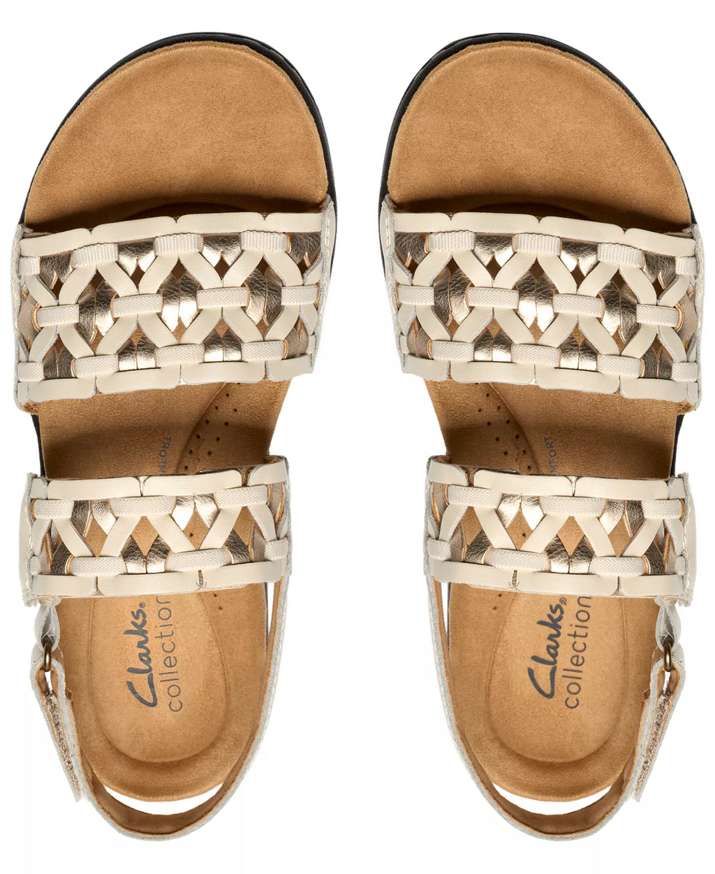 Clarks Women's Collection Laurieann Lily Round Toe Sandals
