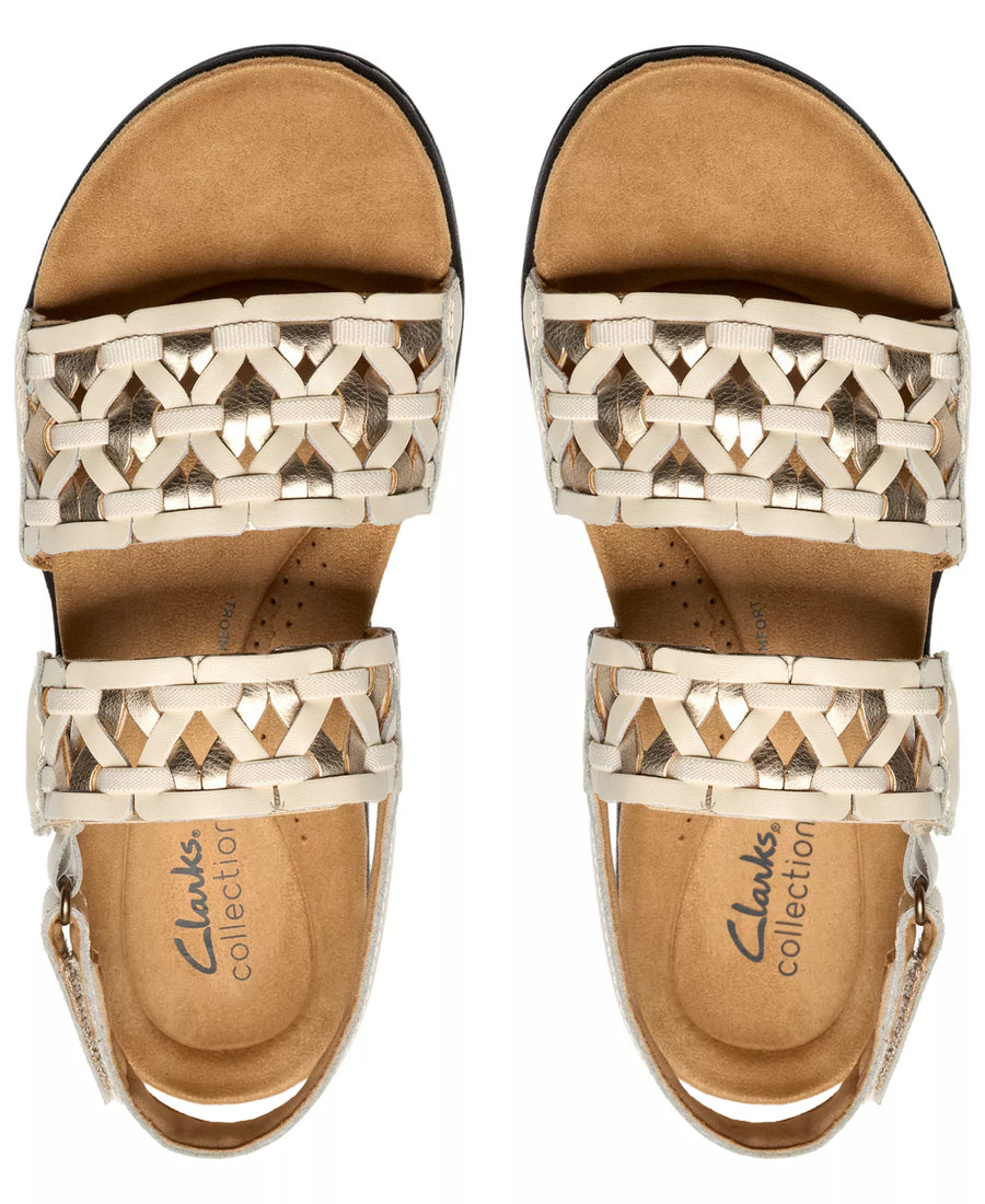 Clarks Women's Collection Laurieann Lily Round Toe Sandals