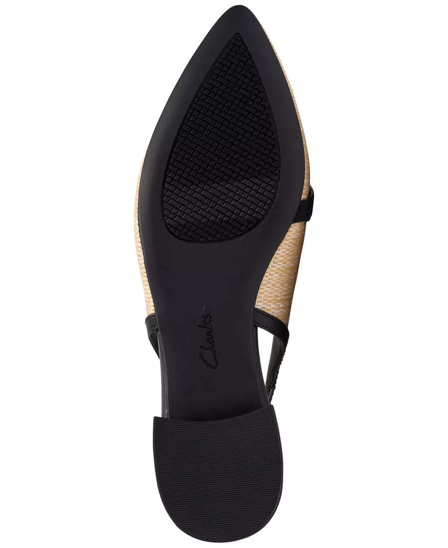 Clarks Women's Natalyn Sling Pointed Toe Dress Flats