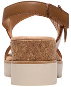 Clarks Women's Diaz Rose Round Toe Wedge Sandals