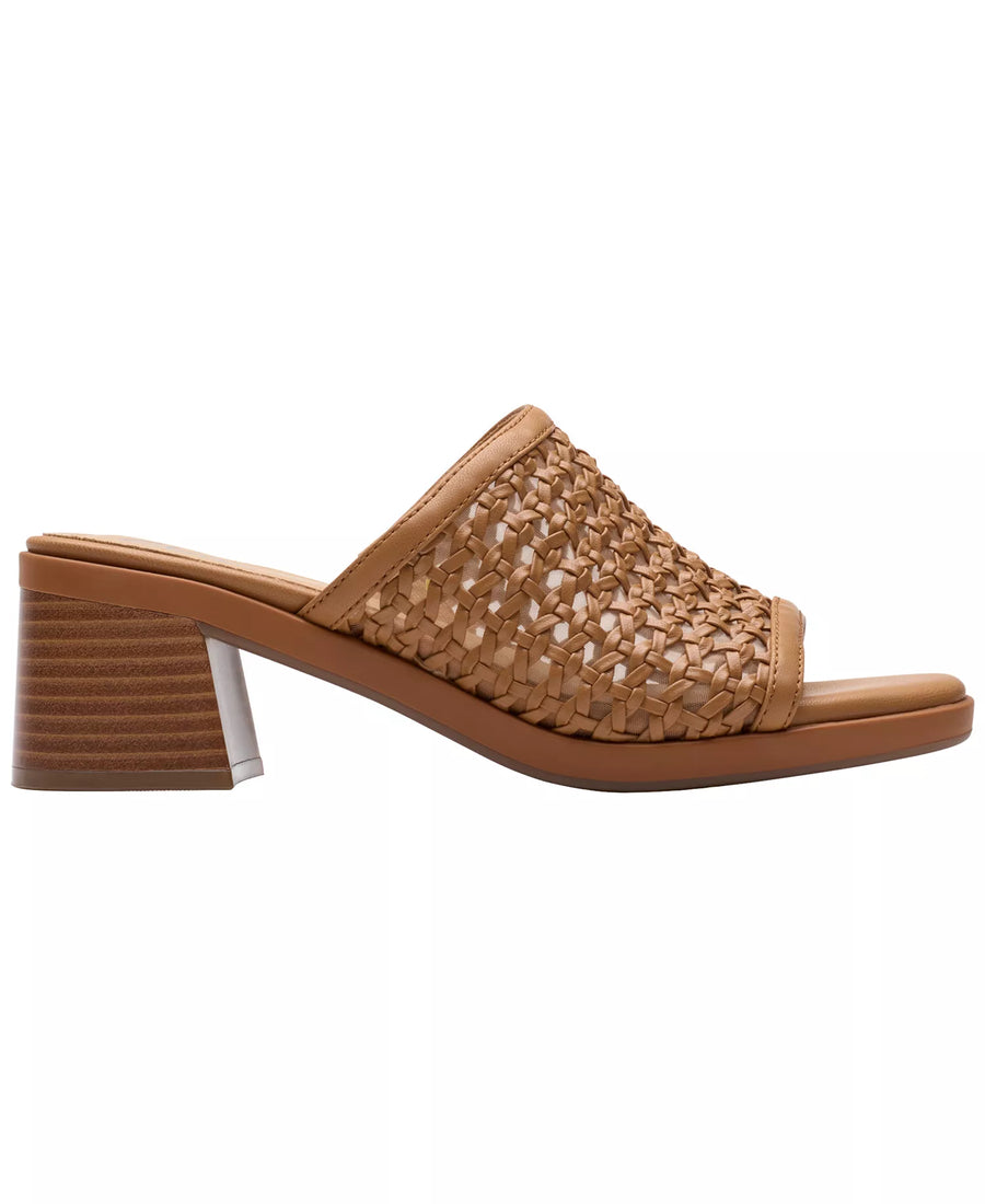 Clarks Women's Jaylan Slide Round Toe Dress Sandals