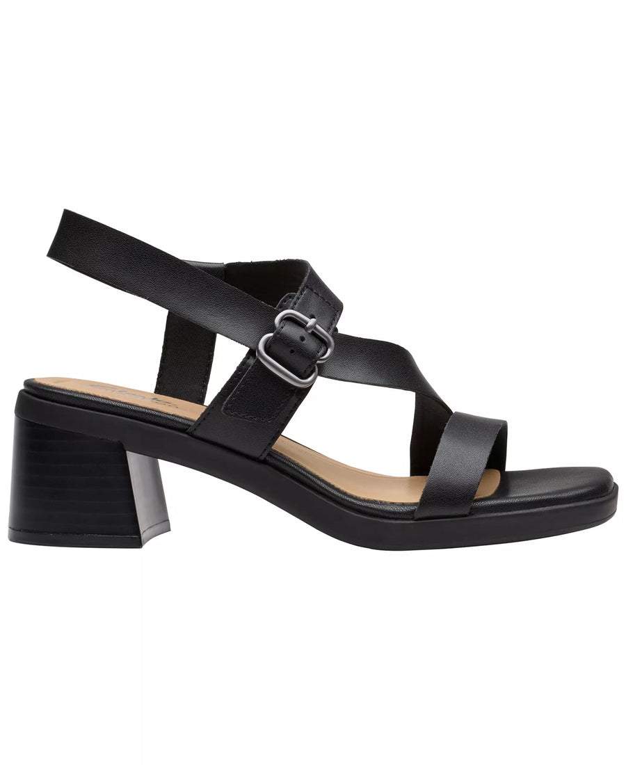 Clarks Women's Jaylan Sol Square Toe Dress Sandals