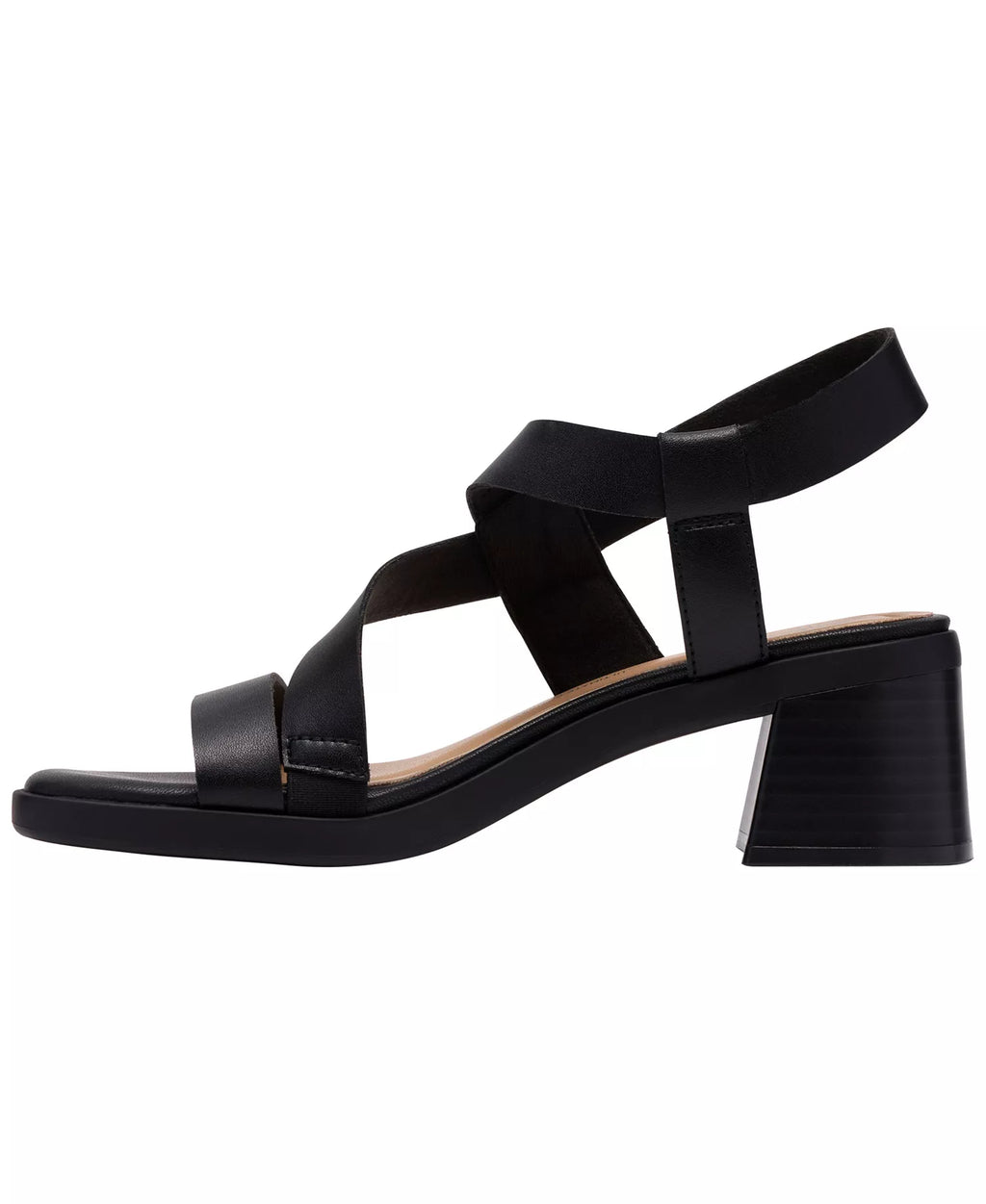 Clarks Women's Jaylan Sol Square Toe Dress Sandals