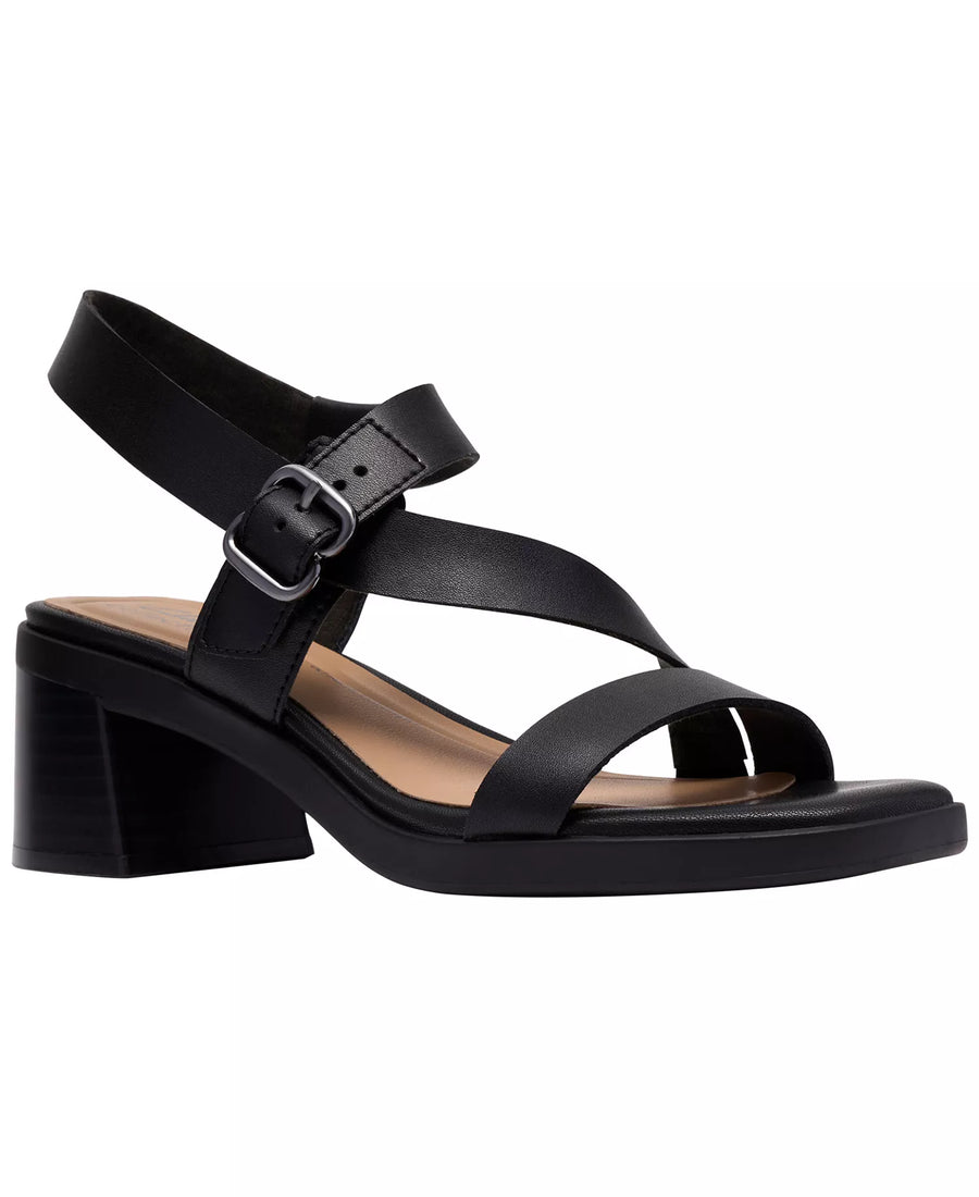 Clarks Women's Jaylan Sol Square Toe Dress Sandals