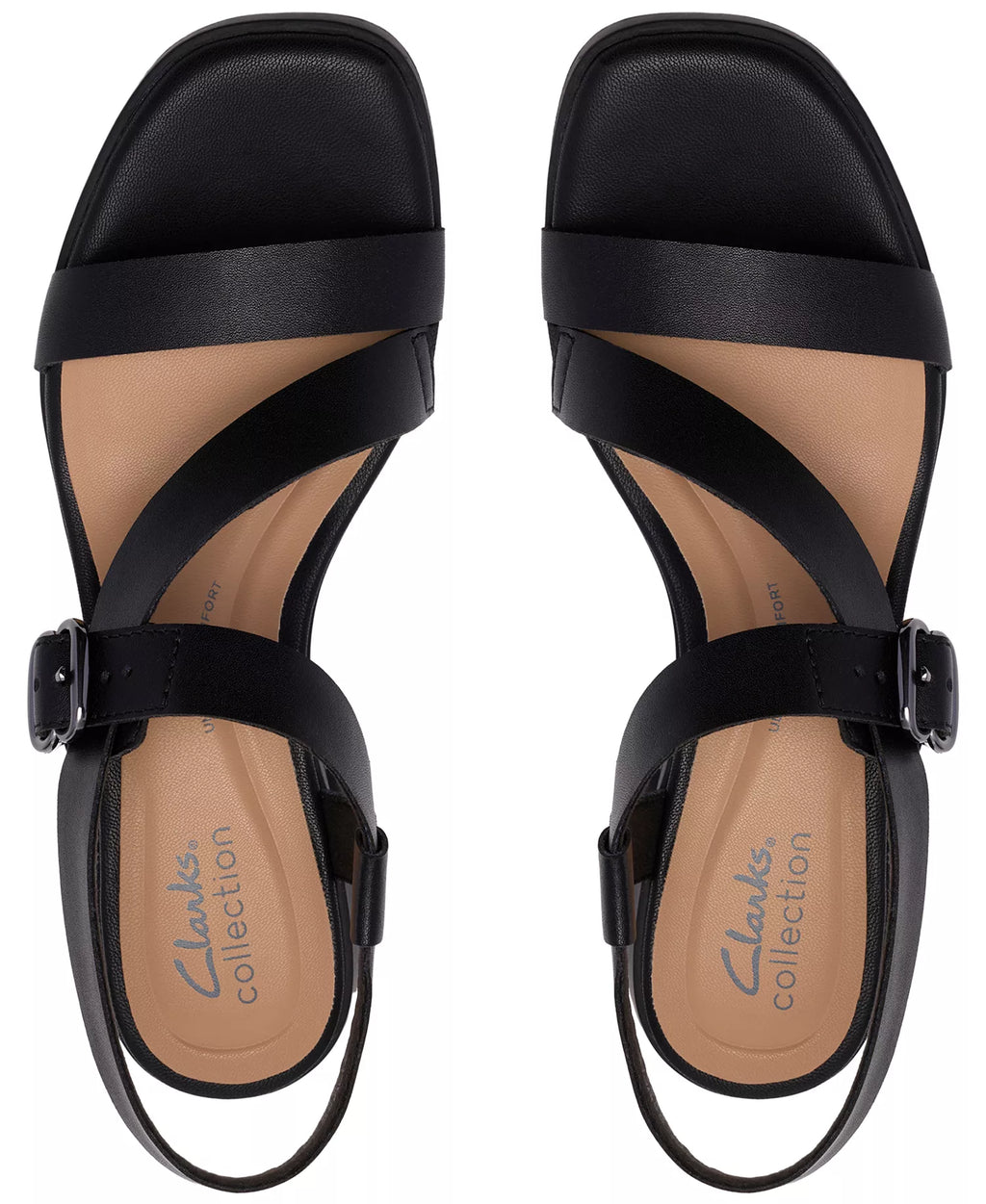 Clarks Women's Jaylan Sol Square Toe Dress Sandals